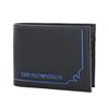 Bifold Wallet Graphic Design Eagle Black Blue Y4R165 Y731E 80001 Folding Wallet Men's [Item]