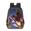 Kids School Backpack Boys Girls - Lightweight Ergonomic Design With Reflective Safety Stripes Oxford Fabric Cartoon Print