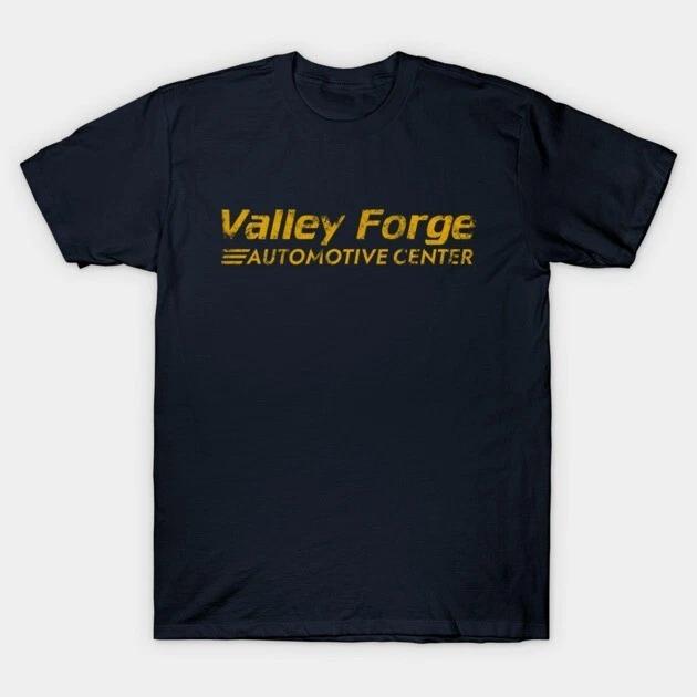 Автомобильный центр Valley Forge - Футболка с винтажным потертым логотипом