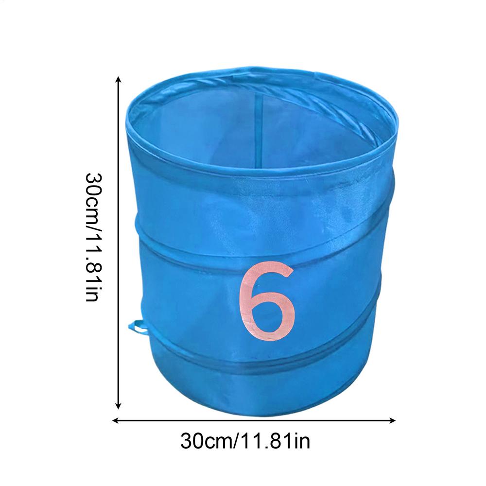 Golf Game Storage Bucket Foldable Outdoor Golf Chipping Game Bucket Portable Organizer Ball Sport Equipment for Lawn Park Beach