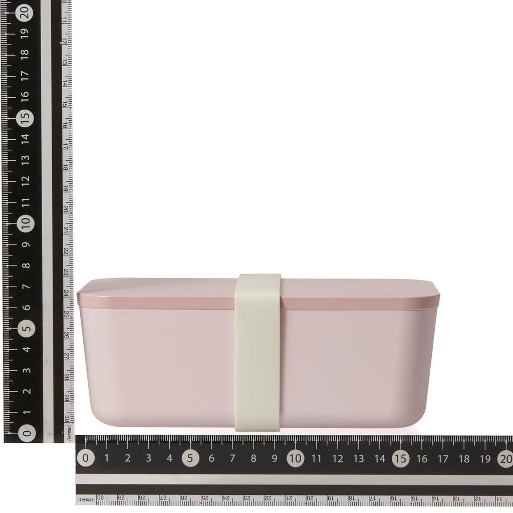 Francfranc Logo Lunch Dishwasher with Dividers Box, Single-tier, Pink, Safe,