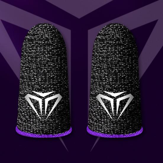 1 пара S02 Напальчники Чувствительные Дышащие Потостойкие Перчатки-напальчники с сенсорным экраном для игры PUBG Mobile