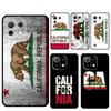 Чехол с флагом Калифорнии для Xiaomi 14 13 15 Ultra 11T 12T 13T 14T Pro POCO X7 Pro X3 X5 X6 M6 F5 F6 Pro