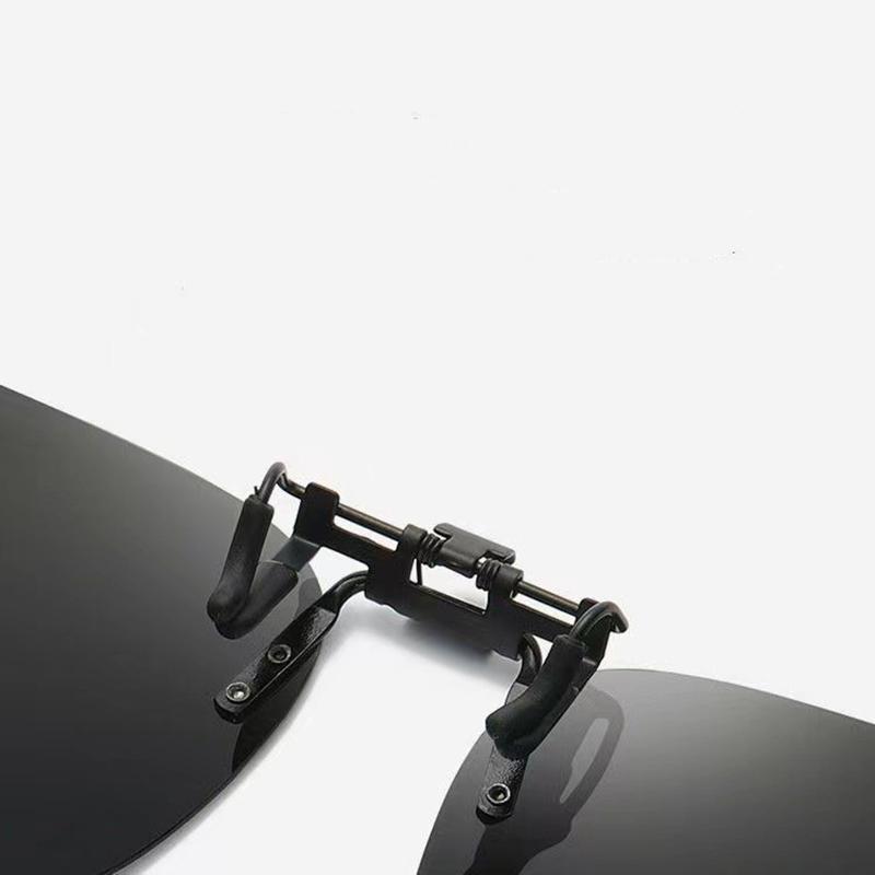 1 шт., поляризационные солнцезащитные очки с зажимом для мужчин и женщин, откидные линзы с градиентными линзами, очки для вождения, очки с клипсой