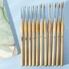 11Pcs Fine Detail Paint Brushes Miniature Brushes for Acrylic Watercolor Gouache Oil Face Painting Scale Model Figurines