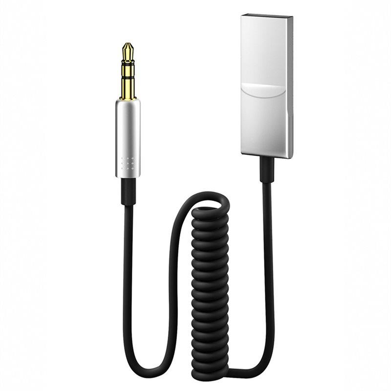 ABNR Bluetooth 5.3 Car Adapter For Music And Calls USB 3.5Mm Jacks Plug And Play Transmitter