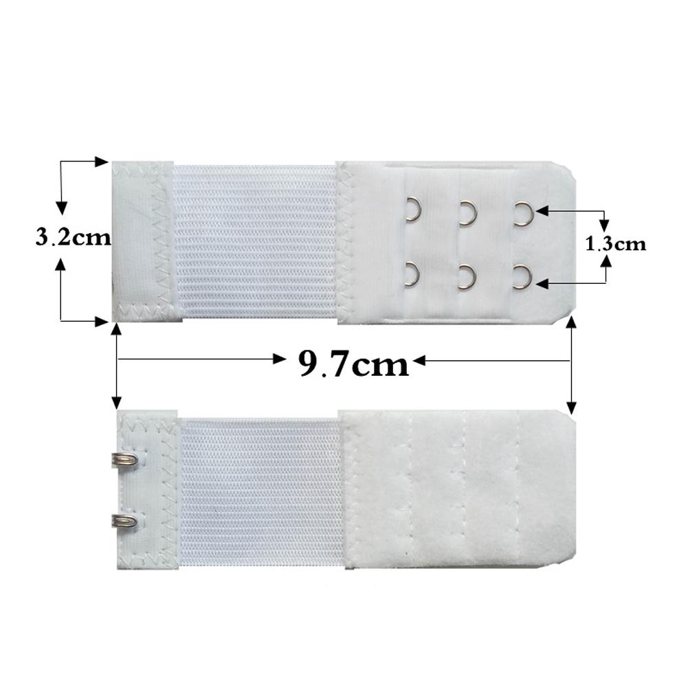 1PC/ Newly Women Bra Extender 3 Rows 2 Hooks Elastic Adjustable Lengthen Clasp for Underwear