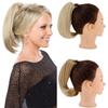 Женские короткие волосы для наращивания хвоста, клипсы на натуральный хвост, парик из синтетического волокна, подходят для вечеринок, повседневного использования