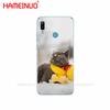 Силиконовый чехол для телефона для huawei Y5 Y6 Y7 Y9 PRO PRIME 2019 Honor 8s 8a 20 LITE PRO 10i view 20 V20 кошка собака медведь олень зима