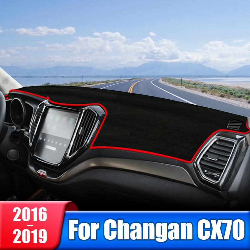 Car Dashboard Cover For Changan CX70 2016 2017 2018 trument Desk Sun Shade Mat Non-slip Pad Accessories