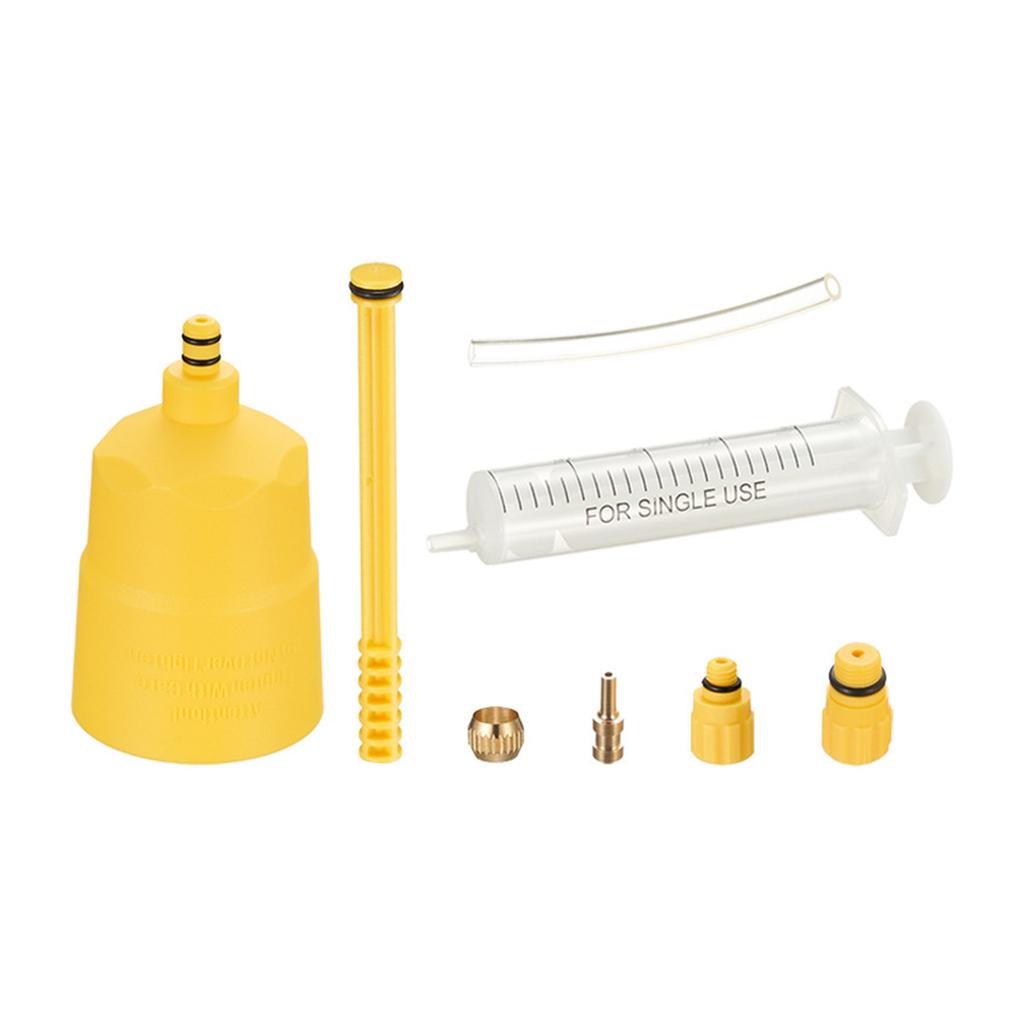 Набор для прокачки гидравлических тормозов велосипедов, набор для прокачки минерального масла дисковых тормозов, инструмент для ремонта прокачки масла для горных велосипедов, простота использования