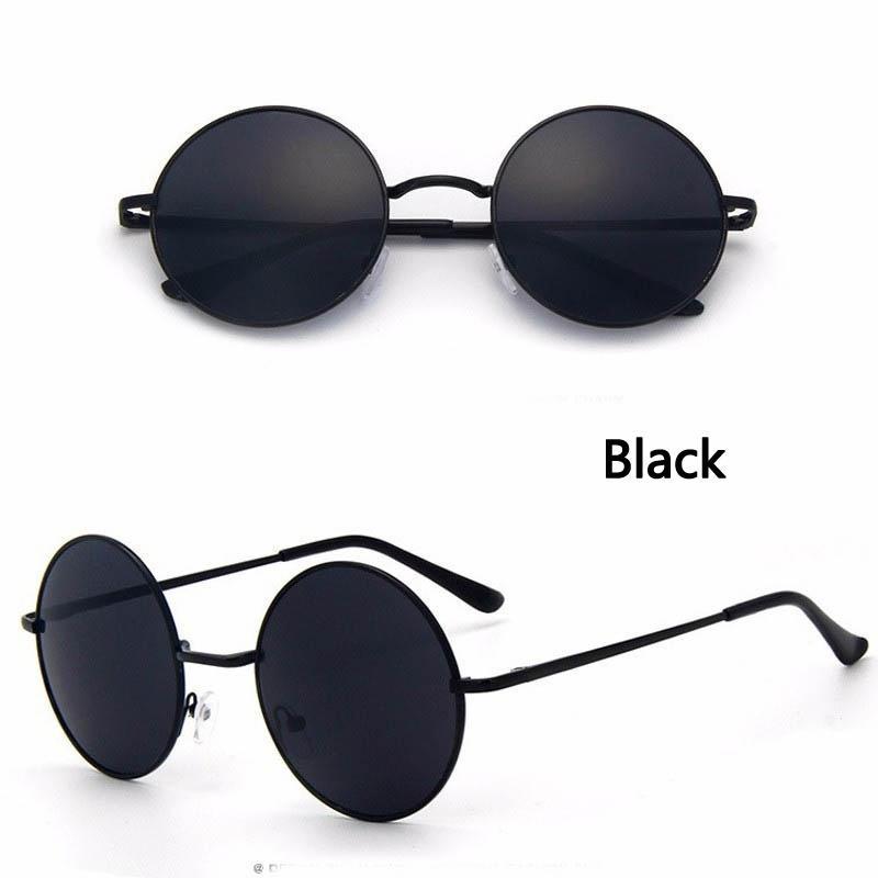 Новые брендовые дизайнерские классические поляризационные круглые солнцезащитные очки для мужчин, маленькие винтажные очки в стиле ретро