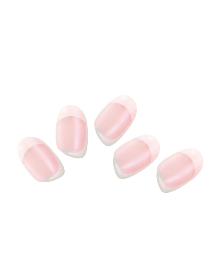 Mirror French stick-on gel nails