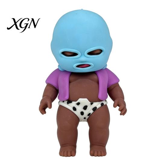 Soft Relaxation Stress Ball Babies Relief Toy with Face Guard Coat Underwear Slow Rising Anxiety Relaxing Hand Relieving Baby Squeeze Fidget