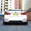 Для BMW F80 M3 F82 M4 2015 2016 2017-2020 Высококачественный Задний Бампер Губа Обвес Спойлер Глянцевый Черный Или Под Карбон