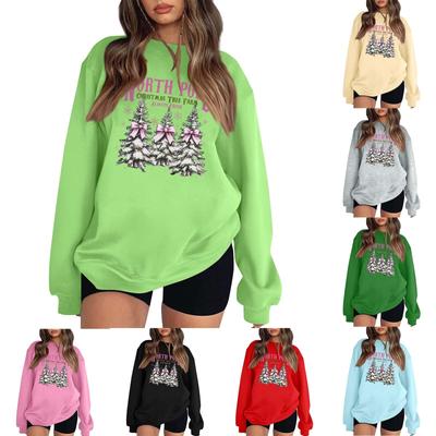 Женская толстовка с цветными блоками, повседневная удобная свободная легкая женская толстовка с длинным рукавом и круглым вырезом