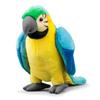 Anamigos Animal Friend from the UK, Blue-and-gold Parrot Doll, 34cm, Macaw Parrot, Korean Baby Products