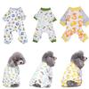 Puppy Coat Jumpsuit Apparel Cotton Cartoon Pattern Shirt Jumpsuits Pet Dog Pajamas Sleepwear Clothes