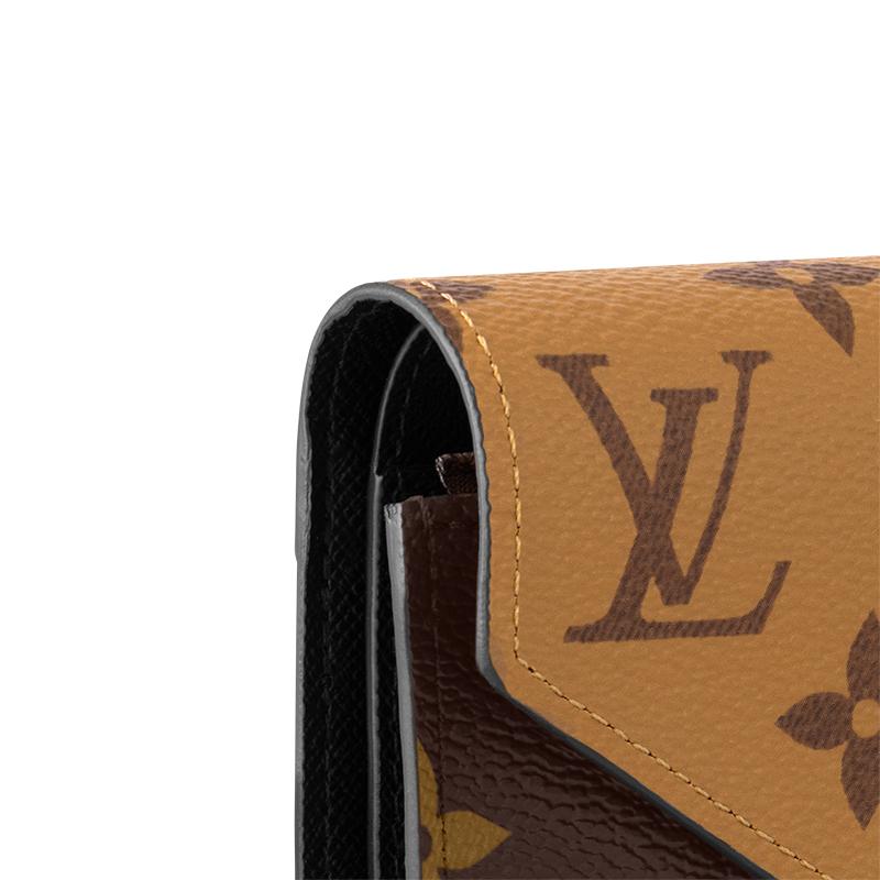 Louis Vuitton Кошелек Victorine Коричневый Monogram Reverse Canvas Женские кошельки M81557