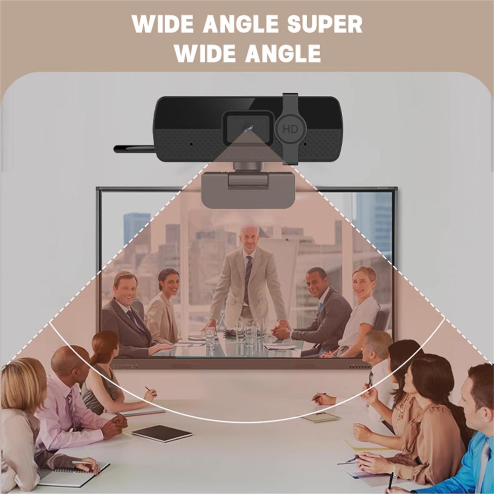 L57 Computer USB Webcam with Privacy Cover 4K HD Auto Focus Camera for Conference Live Streaming