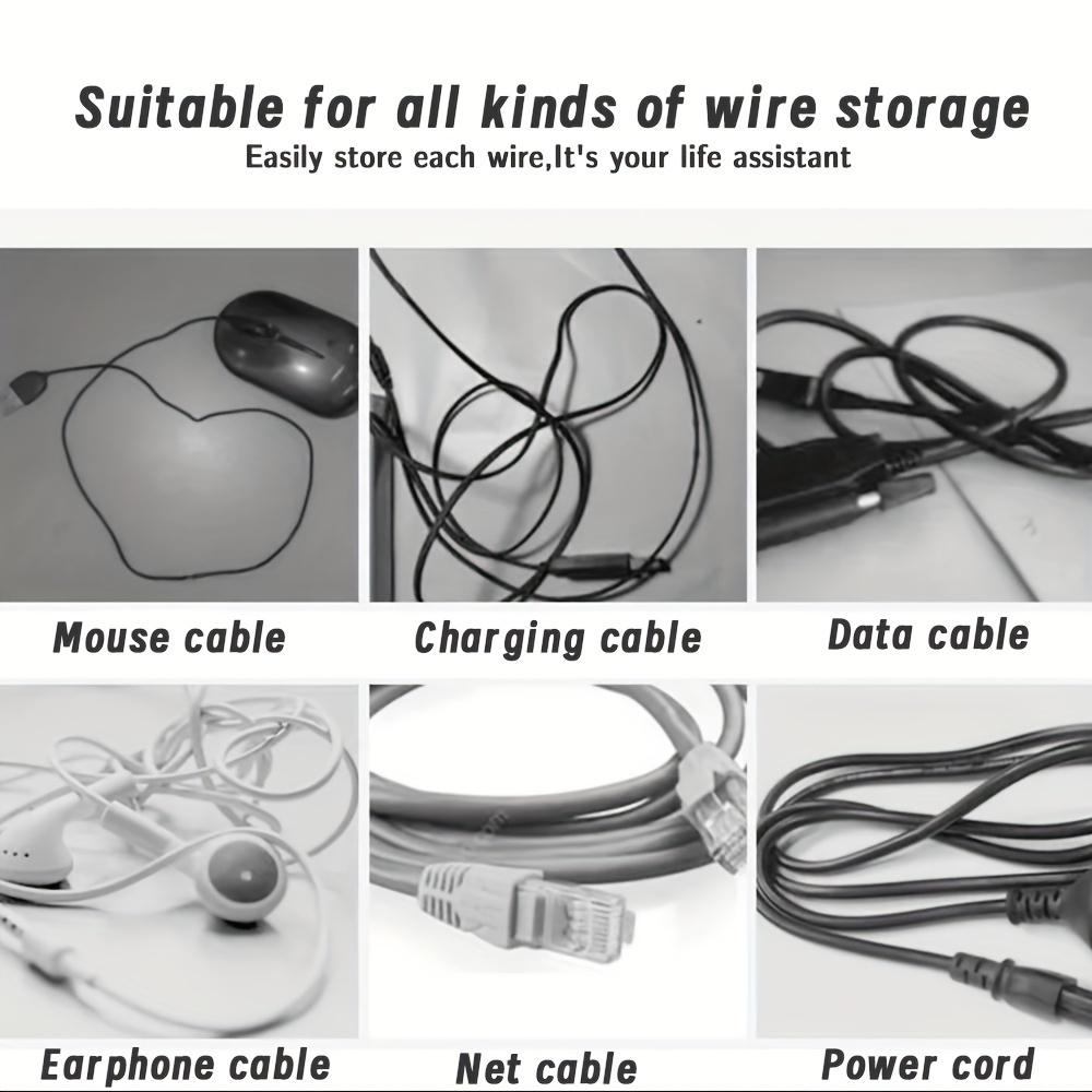20pcs Silicone Harness Wire Strap – Black & White, 4-Hole Elastic Cable Tie – Reusable & Detachable Data Cable Organizer