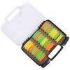 24pcs EVA Fishing Line Storage Spools Winding Board Tool Bobbin Tackle Mix Color
