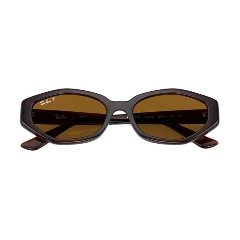 RAYBAN Irregular Geometry Sunglasses Unisex Couple Style 714/83 56-18 RB4473D