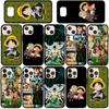 Чехол для телефона Samsung Galaxy S25 S24 S23 iPhone 16 15 Redmi Note 14 13 12 16E 11 Pro Max XR OPPO Moto Huawei Cute Luffy One Piece Roronoa Zoro Cover
