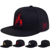 Бейсболка с вышивкой в виде пламени, регулируемая хлопковая кепка Snapback для мужчин и женщин, модные кепки в стиле хип-хоп, кепки для дальнобойщиков, спортивная повседневная кепка