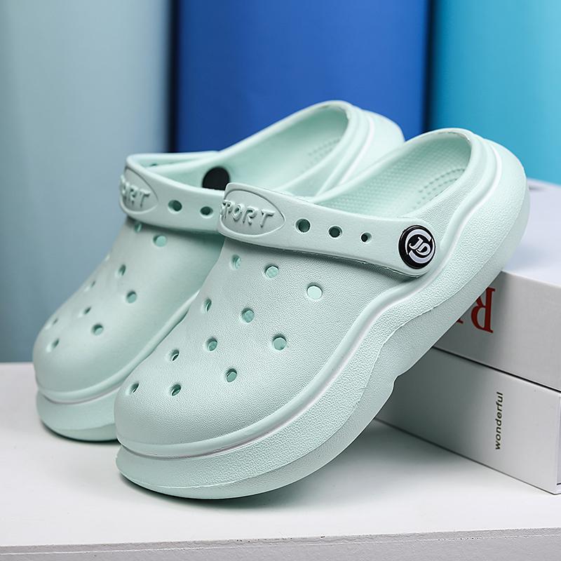 Fashion Children Sandals Anti Skid Clogs Boys Girls Summer Hole Water Toddler Shoes Baby Mules Rubber Kids Garden Beach Flats Slippers