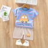 Kids Short Sleeve T-shirt + Shorts Set Summer
