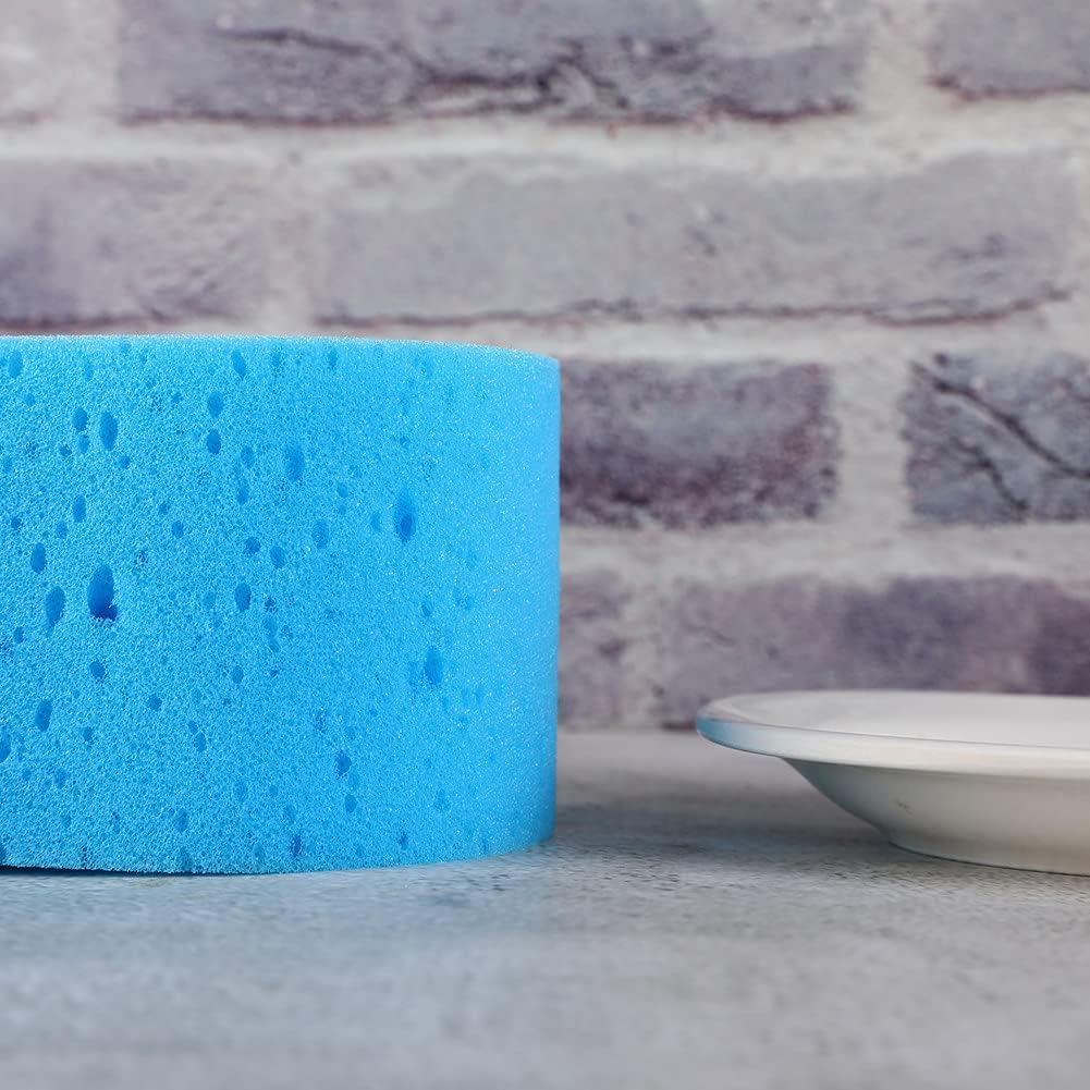 Губка для мытья автомобиля 3 шт. Extra Thick Large Colorful Cleaning Sponge Многоцелевая для ванной кухни велосипеда лодки (Случайная смесь из 3 цветов)