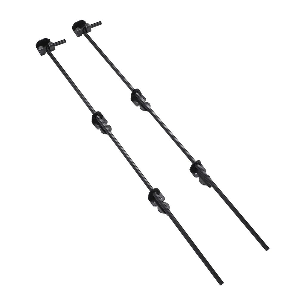 2Pcs Cane Bolts Heavy Duty Drop Rod 36in Gate Stopper Ground Latch Hardware for Wooden Fences Metal Doors