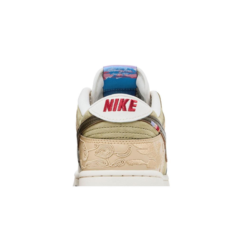 Nike Dunk Low 'Pegasus Pack - Linen Phantom' (унисекс) Льняной / Фантомный / Нейтрально-оливковый / Темный лесной Орех Кеды для скейтборда IQ1118 220