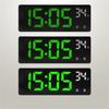 Voice Control Digital Alarm Clock Temperature Dual Alarm Snooze Desktop Table Clock Night Mode 12/24H LED Clock Watch2