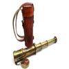40.64 Cm  Commando Telescope/Spyglass Replica In Leather Box