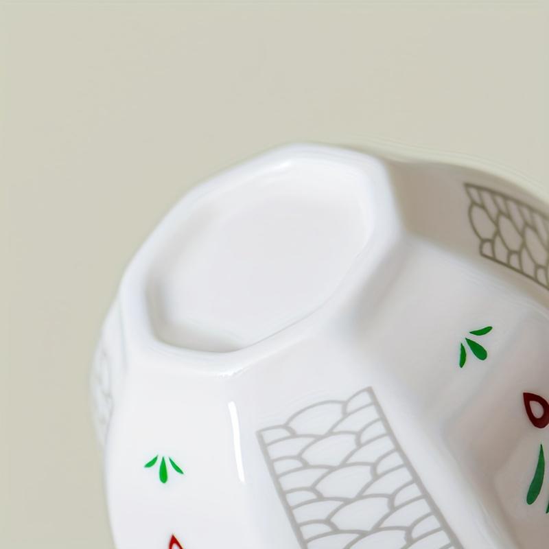 1 шт. Легко чистить Разные места Керамическая текстура Кофейная чашка Наслаждайтесь жизнью Комфортное прикосновение Дома Ретро дизайн с узором Церемония