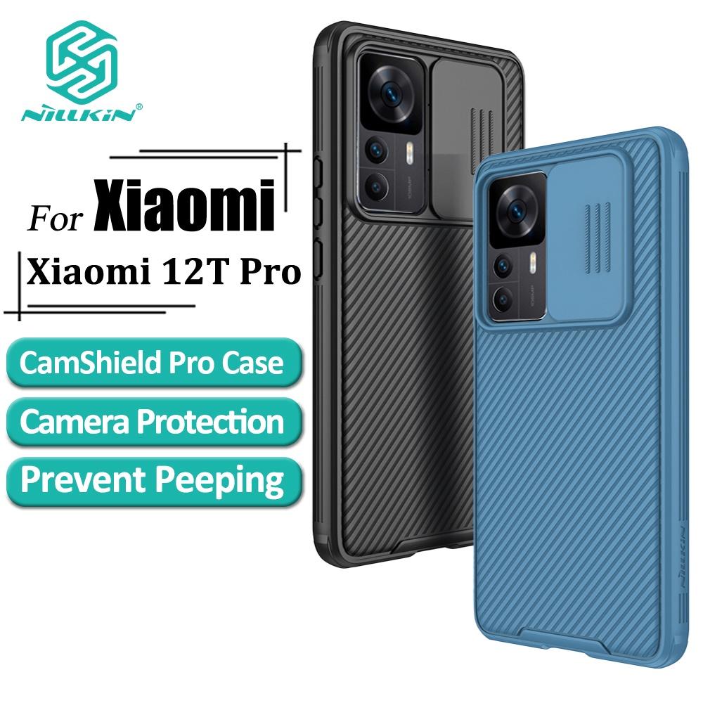 NILLKIN Чехол CamShield Pro Xiaomi Mi 12T Pro, чехол для телефона, защита слайдера камеры, роскошный ТПУ + ПК, противоударная задняя крышка
