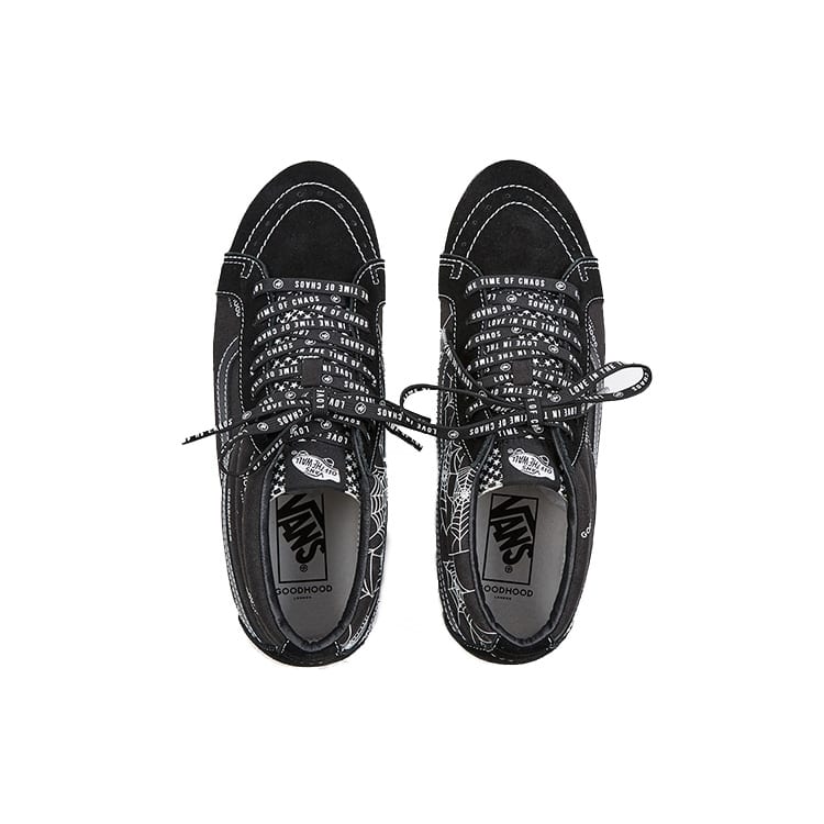 Vans Goodhood X Vault Og Sk8 Mid Lx Ретро Кроссовки 'Черный Белый' VN0A3ZCDRJZ