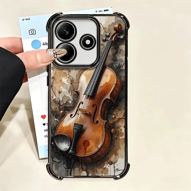 Чехол для телефона с покрытием 'Музыка скрипки' для Xiaomi Poco X5 X6 X7 X8 Pro Max F8 Ultra F7 M8 M7 M5S Redmi 15C 15 14C 13C 13 X3 12C F6