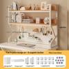 XAZHO Multifunctional Desk Organizer Shelf with Pegboard