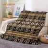 3D Lastest Nordic Turkish Bohemia Celt Soft Flannel Blankets,Throw Blanket Comfortable Blanket for Picnic Beds Sofa Home Bedroom