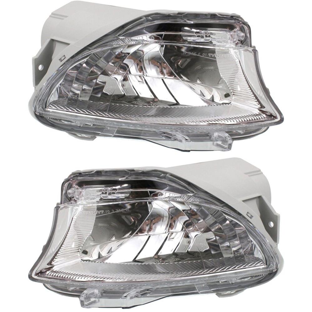2x Clear Lens Fog Light Plastic Lens LH & RH 14461978 For 2007-2009 Lexus LS460