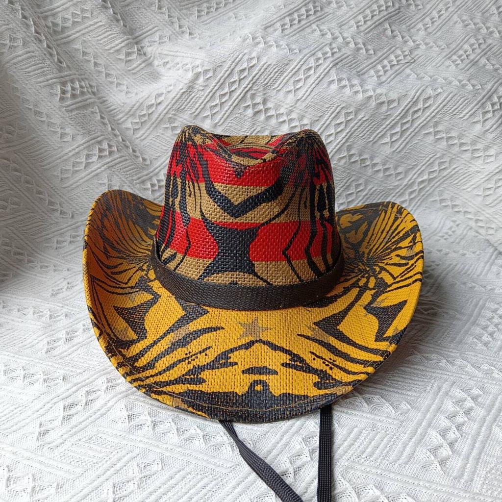 Розовая ковбойская шляпа в стиле вестерн, летняя солнцезащитная шляпа, соломенная шляпа для мужчин и женщин, ковбойская шляпа, сомбреро, хомбре