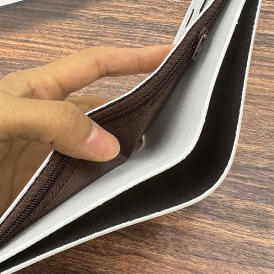 Мужской кошелек-буклет США Дизайн стодолларовой купюры Двухслойный кошелек Держатель для кредитных карт и наличных Оригинальный карманный кошелек Подарок для папы, парня