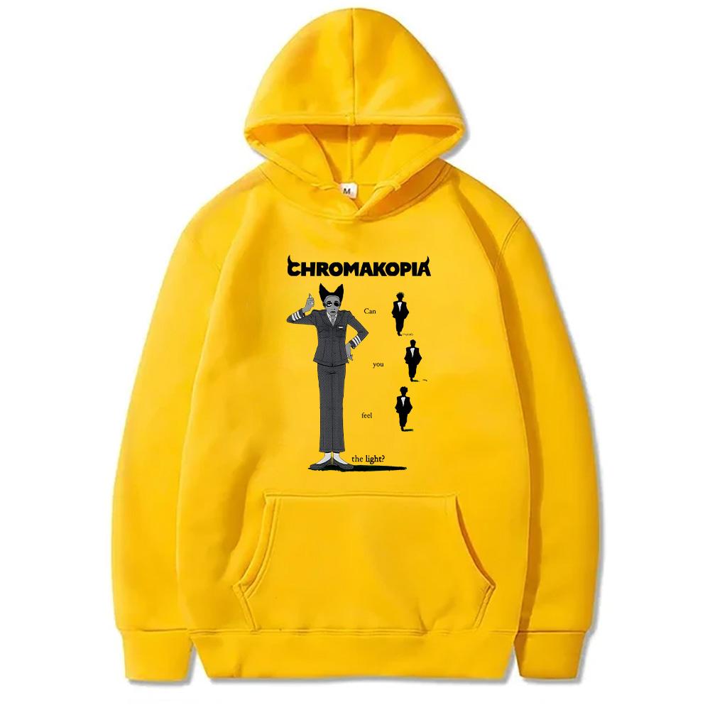 Tyler The Creator Chromakopia Can You Feel The Light Hoodie Trend Pullover Creative Design Clothes Unisex High Street Sweatshirt