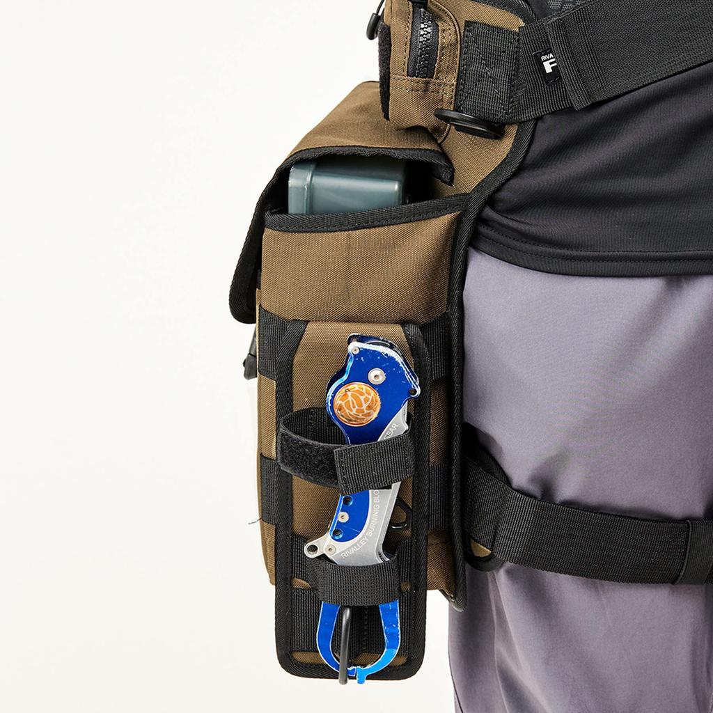 Soushin RBB Большая набедренная сумка для приманок 7674 Оливковый