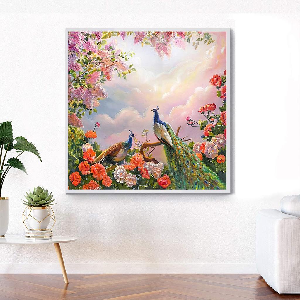 5D Diy Diamond Painting Romantic Peacock Diamond Embroidery Full Lay Anime Cross Stitch Kits Home Decor Handmade Gift