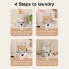 Portable Mini Washing Machine Automatic Laundry Cup for Underwear & Socks Quiet Operation Efficient Baby Clothes Washer for Travel Camping