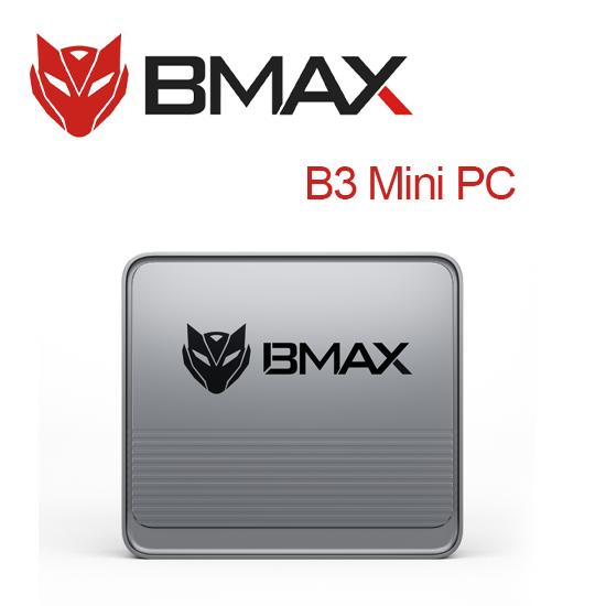 Bmax B3 Mini PC Intel 11-го поколения N5095 2,9 ГГц 4-ядерный процессор 8 ГБ ОЗУ 256 ГБ SSD WiFi 6 Bluetooth 4.2 Dual HDMI